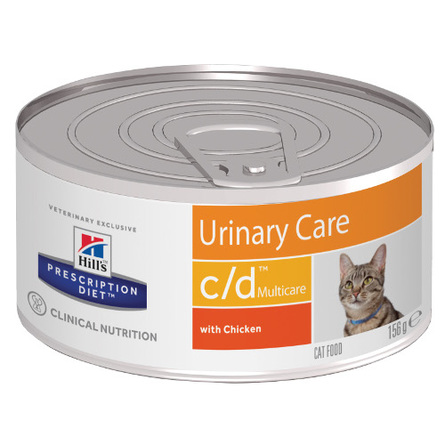 Hill's Prescription Diet c/d Multicare Urinary Care Влажный лечебный корм для кошек для профилактики мочекаменной болезни (с курицей) – интернет-магазин Ле’Муррр