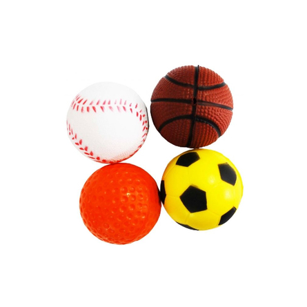 Уют Игрушка для кошек мяч спорт-бейсбол,баскетбол,футбол,гольф, 1 шт – интернет-магазин Ле’Муррр