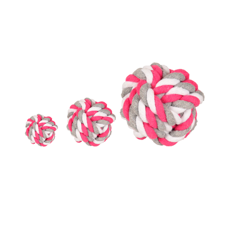 Flamingo Игрушка для собак Мяч из хлопка, плетеный, 5.5см – интернет-магазин Ле’Муррр