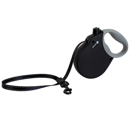 Alcott Adventure L Поводок-рулетка для собак до 50 кг, лента, черная – интернет-магазин Ле’Муррр
